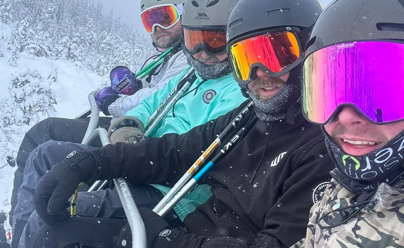 Chairlift selfie in Gausta Norway Paul Giles January 2026