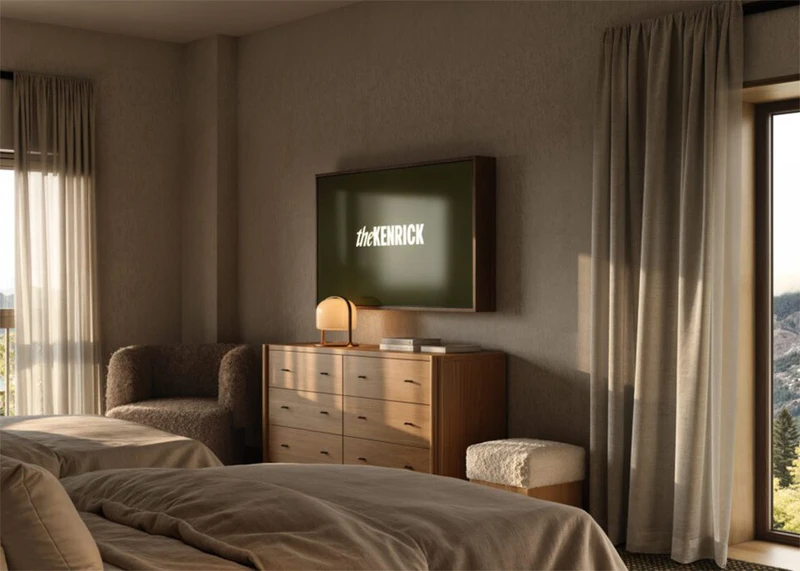 Deluxe Family Suite Bedroom The Kenrick Hotel