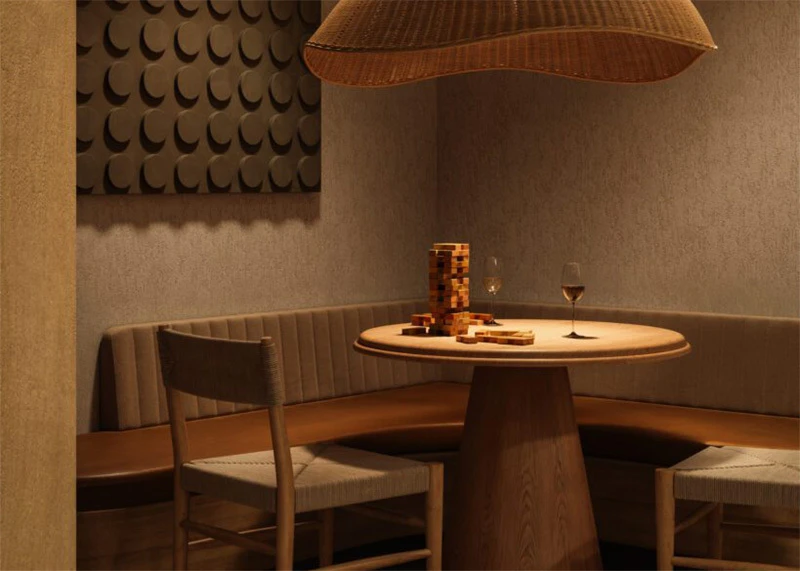 Deluxe Family Suite Dining Table The Kenrick Hotel