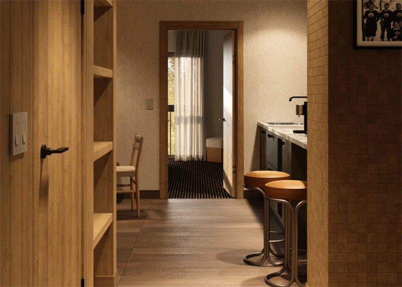 Deluxe Family Suite Entrance The Kenrick Hotel