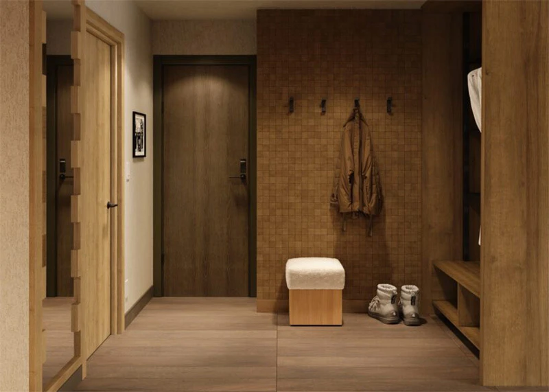 Deluxe Junior Family Suite w Fireplace Entrance The Kenrick Hotel