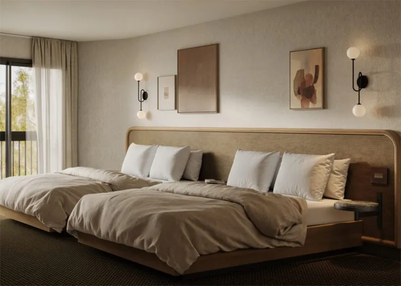 Double Queen Room The Kenrick Hotel