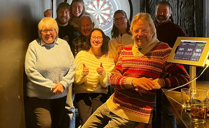 Family in Myrkdalen Norway David Edwards January 2026