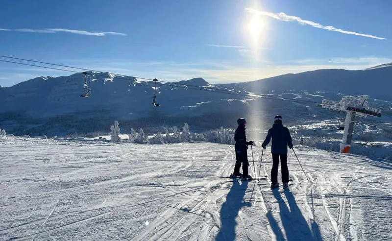 Sunny slopes in Gausta