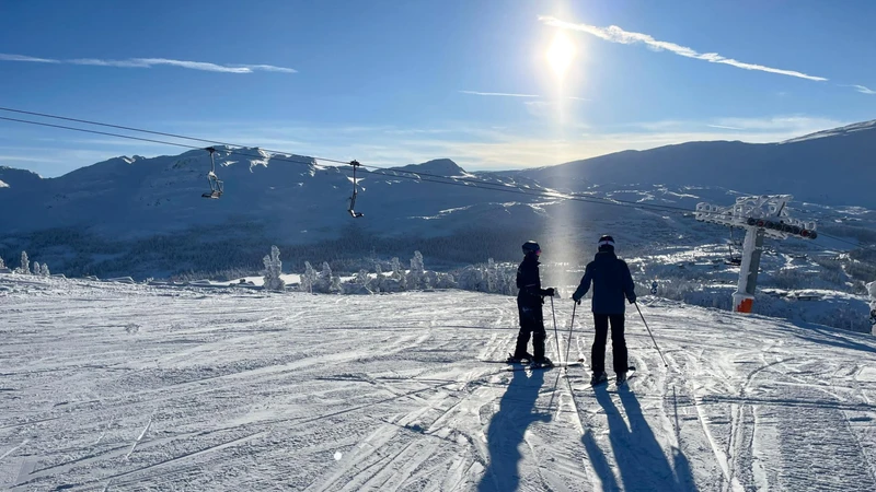 Sunny slopes in Gausta