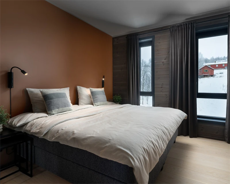 Grand Master Suite Bedroom 1 Riddergaarden Mountain Lodge