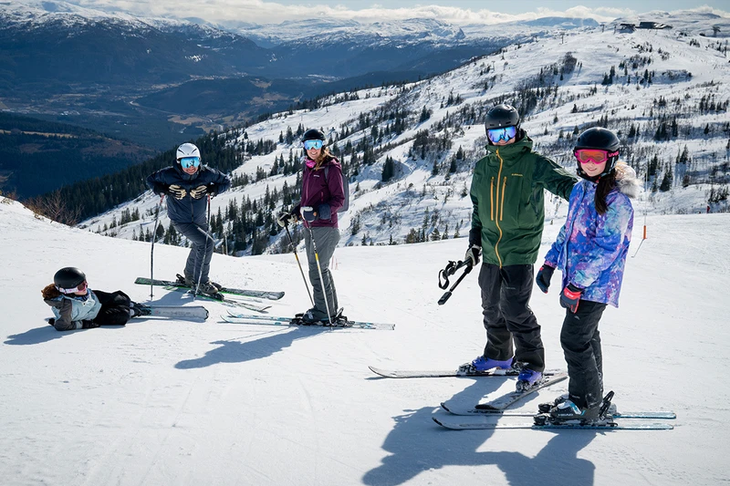 Andy Hemingway in Voss with Brede and Family