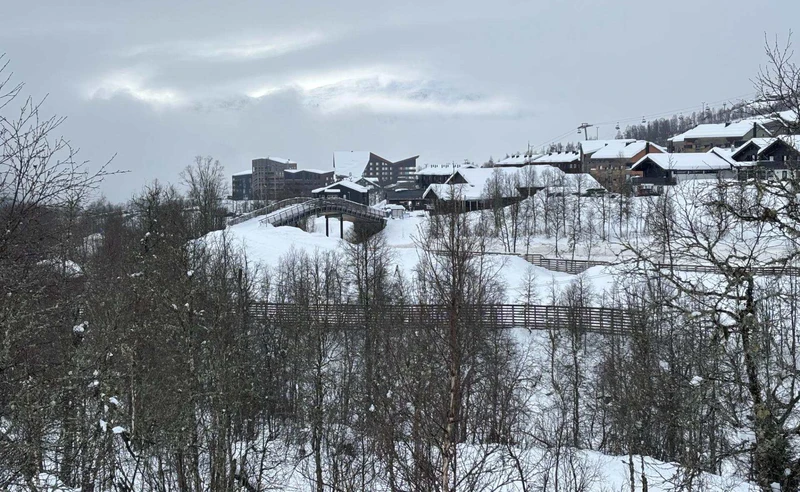 Myrkdalen resort Norway Howard Ingleson February 2026