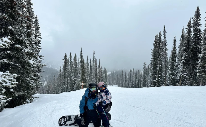 On the slopes in Banff Canada John Lucas March 2026