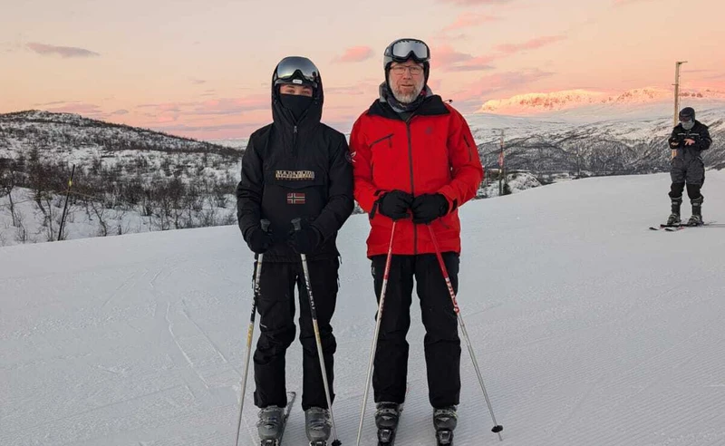 On the slopes in Geilo Norway Laura Bradley April 2026