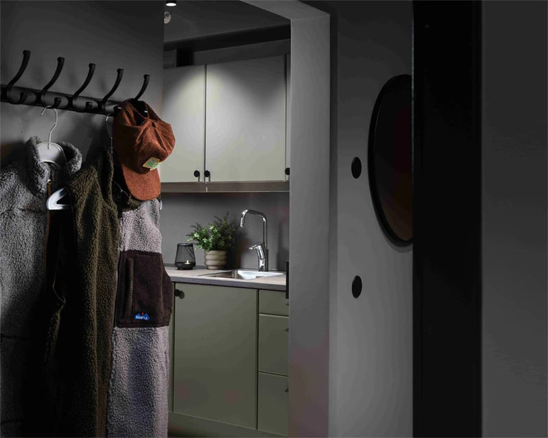 One bedroom Apartment Kitchen Riddergaarden Mountain Lodge