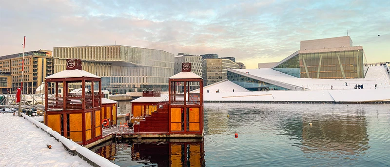 Oslo Floating Saunas and Opera House Fara Mohri