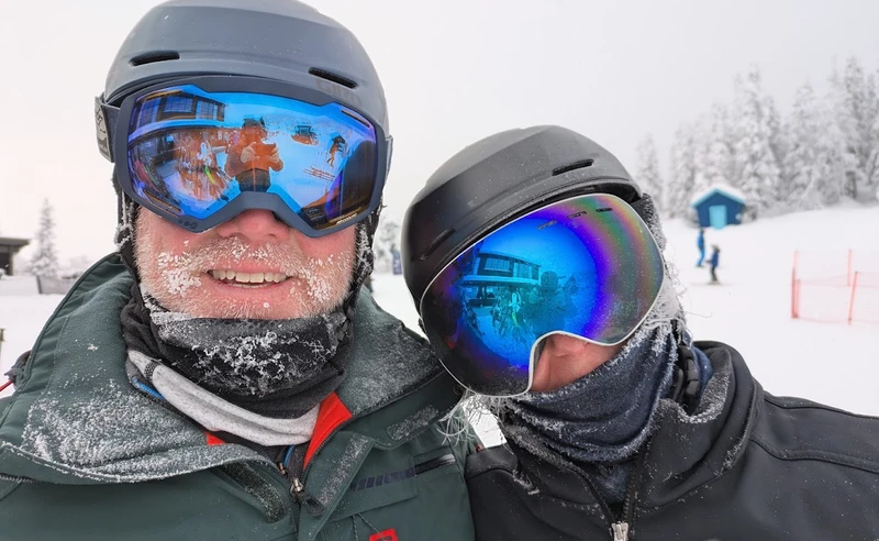 Selfie in Gausta Norway Greg Hyatt January 2026