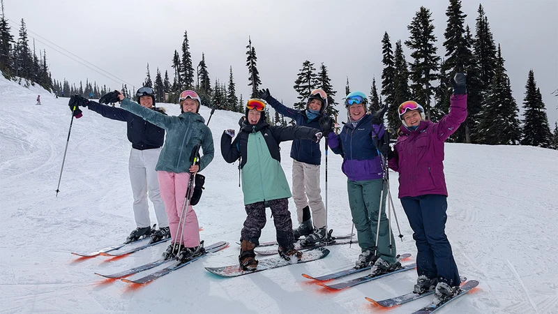 Ski Safari Team in Whistler, March 2026
