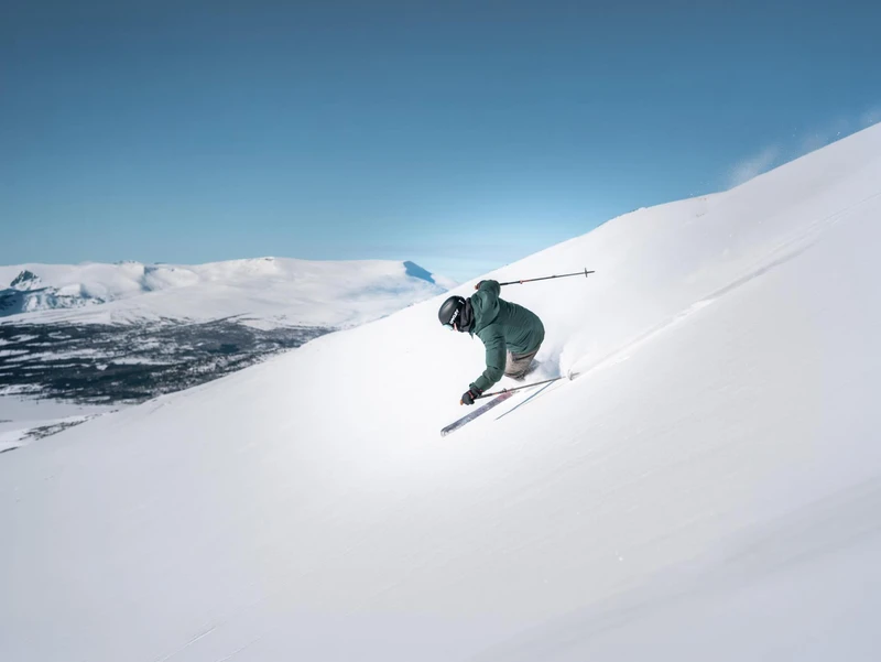 Skiing Deep Powder in Oppdal Norway Marius Nilsen