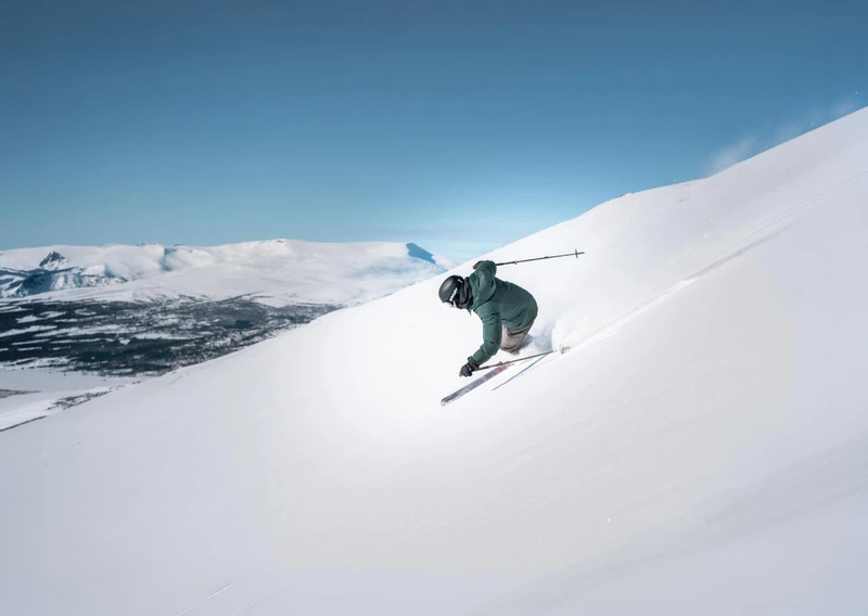 Skiing Deep Powder in Oppdal Norway Marius Nilsen