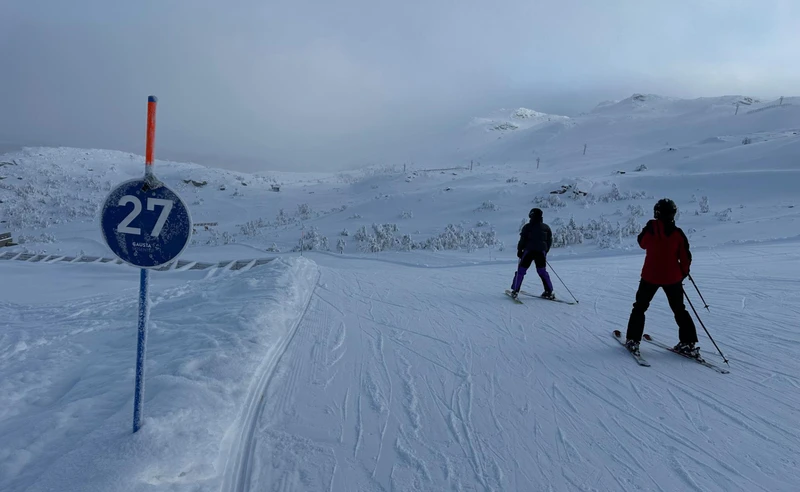 Skiing in Gausta Norway Malcolm Grant January 2026