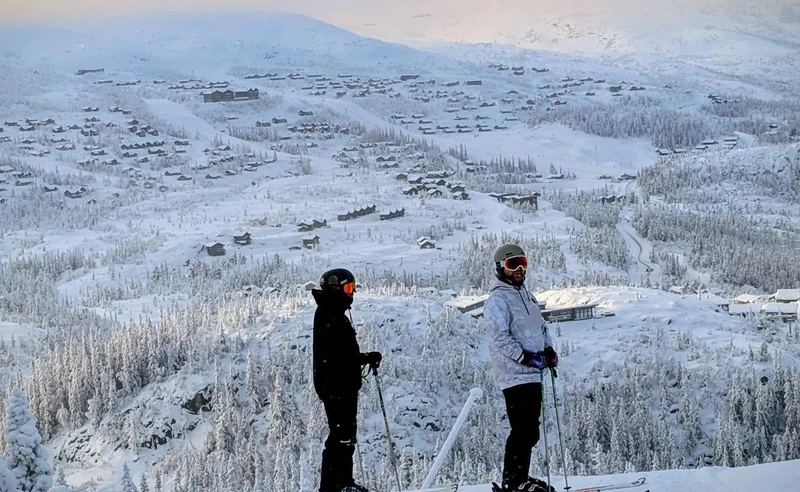 Skiing in Gausta Norway Paul Giles January 2026