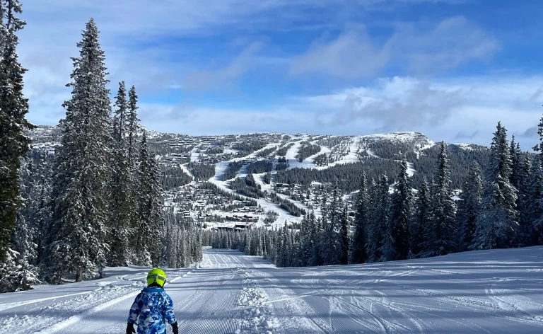 Skiing in Kvitfjell Norway Iain Moss April 2026