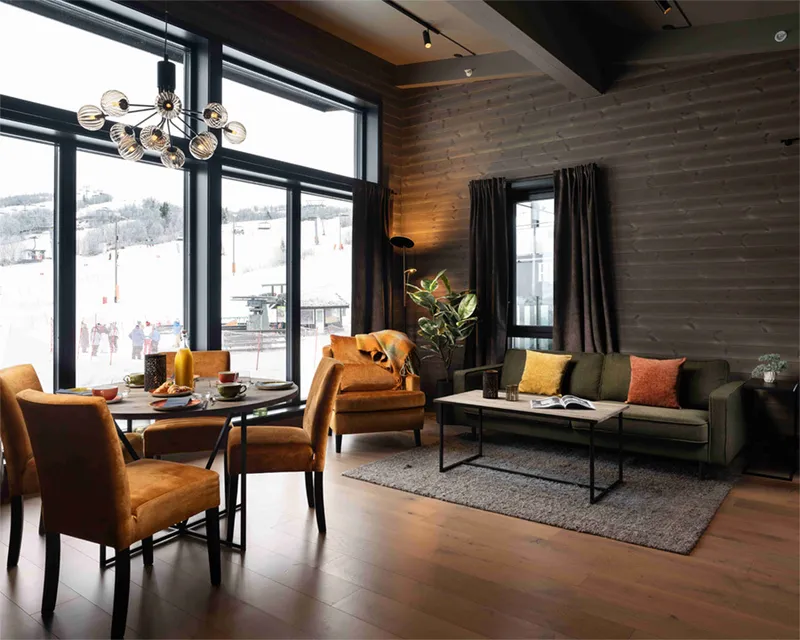 Suite Dining Area Riddergaarden Mountain Lodge