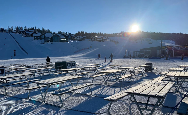 Sun in Hafjell Norway Stuart Tillotson February 2026