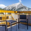 Balcony view overlooking the mountains from Hotel Canoe and Suites