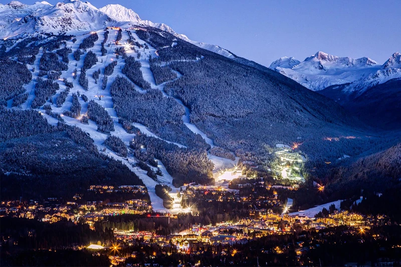 Whistler Blackcomb Arial Shot Tourism Whistler Mitch Winton