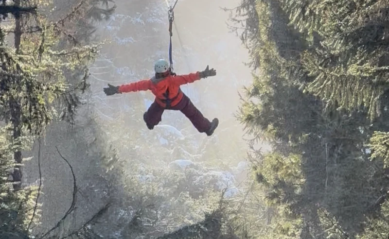 Ziptrek in Whistler Canada Karen Hoyle January 2026