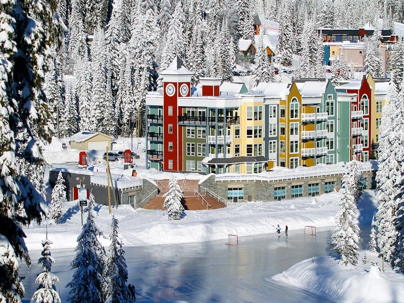 Firelight at the Pond Exterior