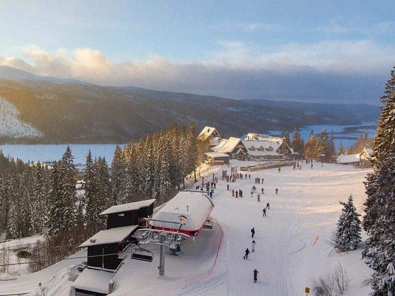 Hotel Fjällgården Exterior Lake View