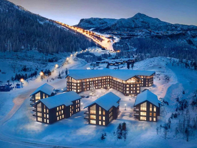 Fýri Resort Hemsedal - Exterior CGI 2