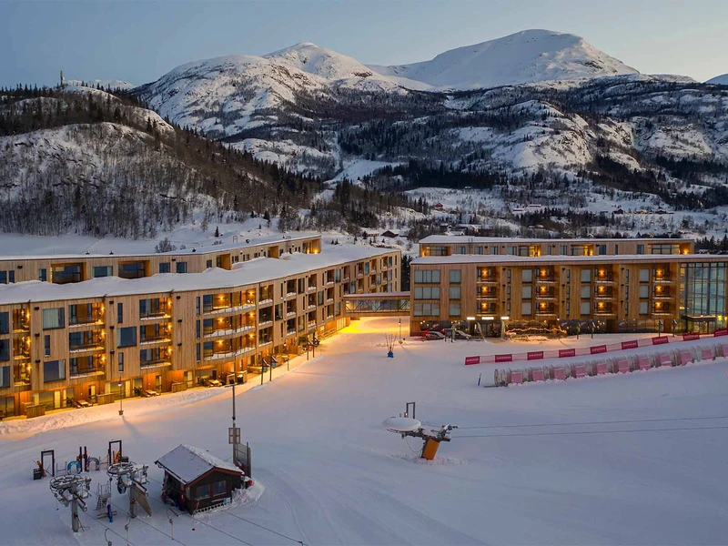 SkiStar Lodge Hemsedal - Slope Side Exterior Winter © Ola Matsson
