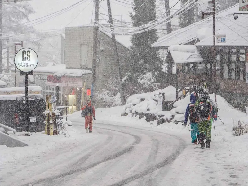Happo Apartments - Snowy Exterior