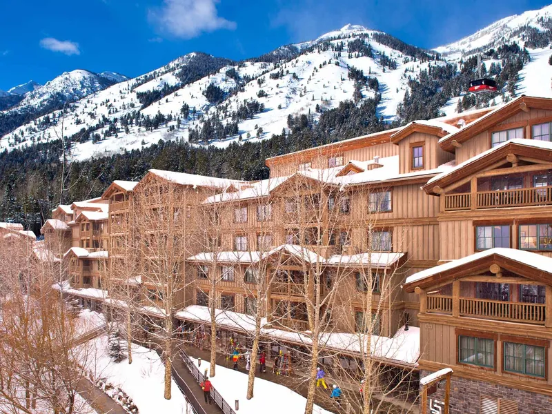 Teton Mountain Lodge Jackson Hole - Winter Exterior © Noble House