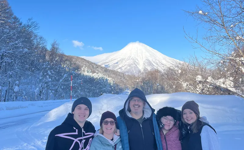Family in Niseko